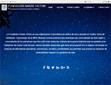 Tablet Screenshot of amarevictum.com